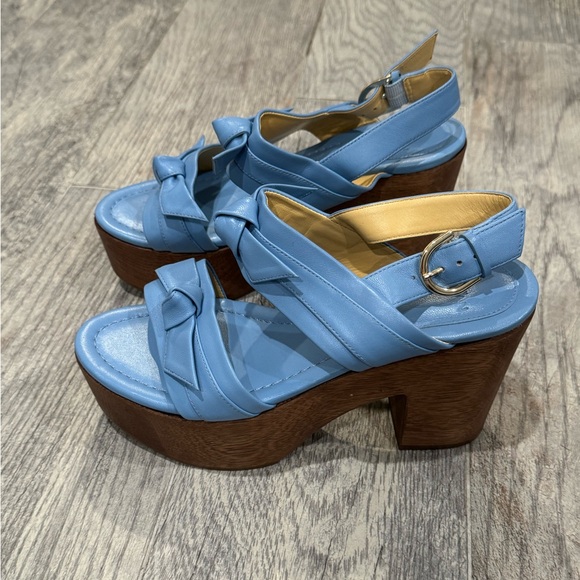 Alexandre Birman blue clarita clog heel sandals - Picture 7 of 9
